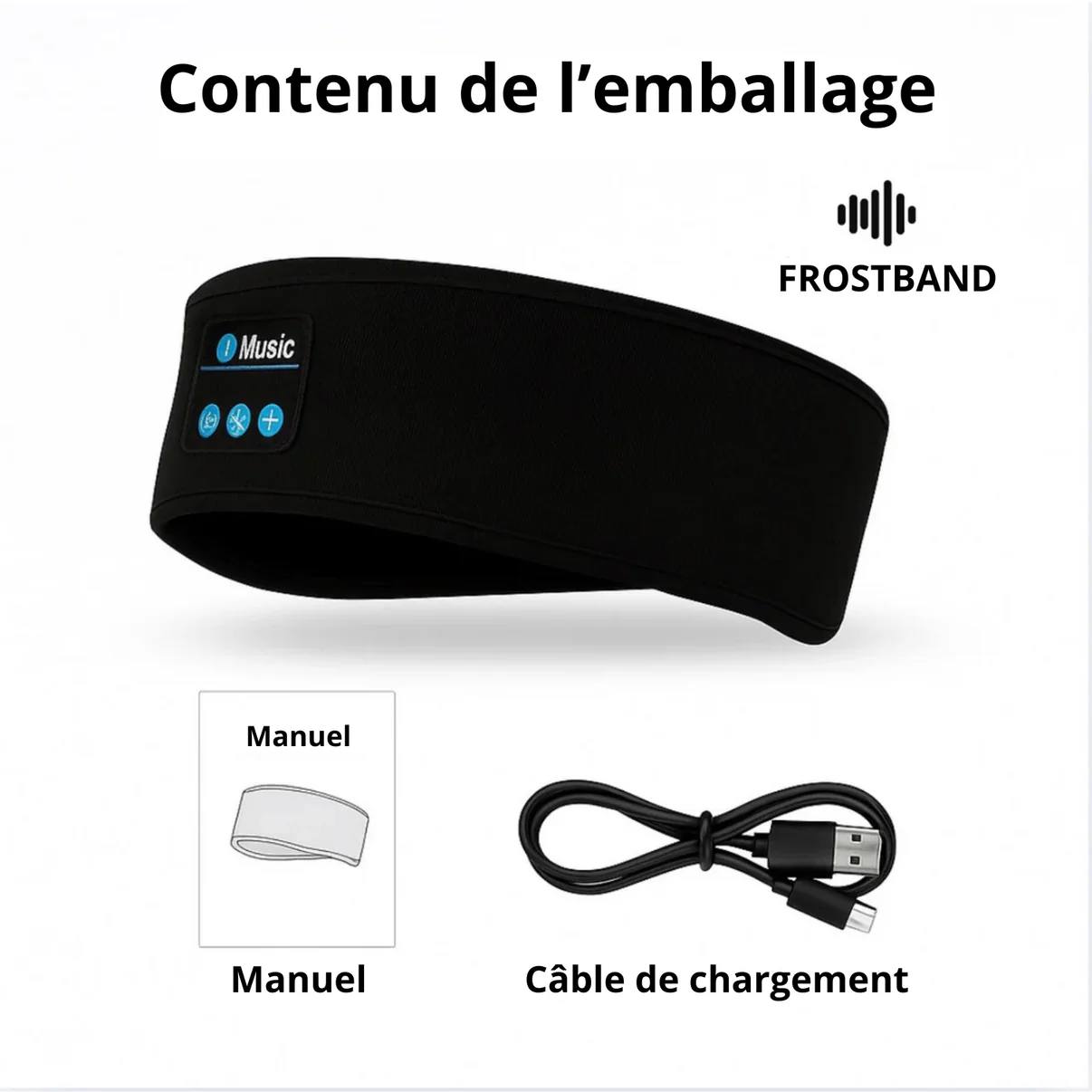 FrostBand Bluetooth Ski Headband