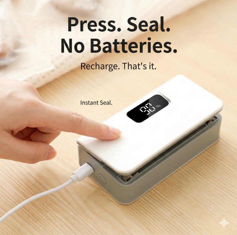 Mini Bag Sealer – Keep Food Fresh in Seconds