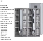 Electric screwdriver set, magnetic precision-50 in 1