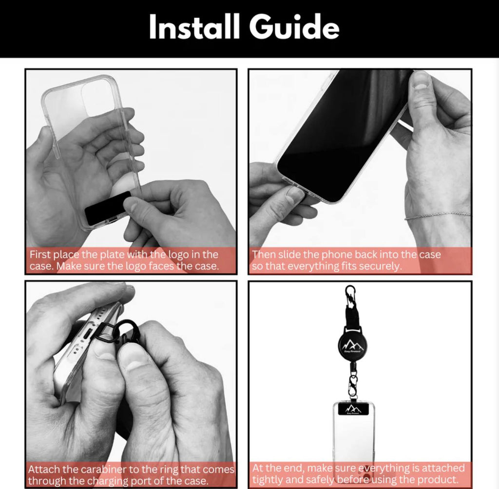 Easy Protect Phone Tether - Anti-Drop System for Skiing