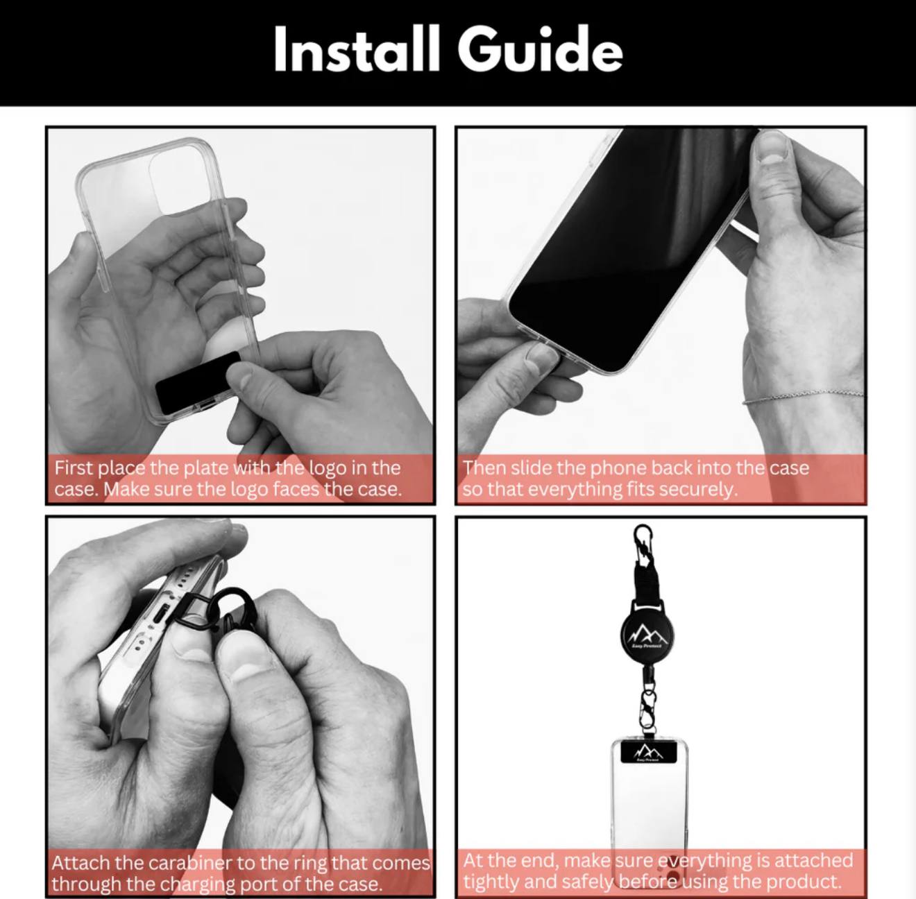 Easy Protect Phone Tether - Anti-Drop System for Skiing