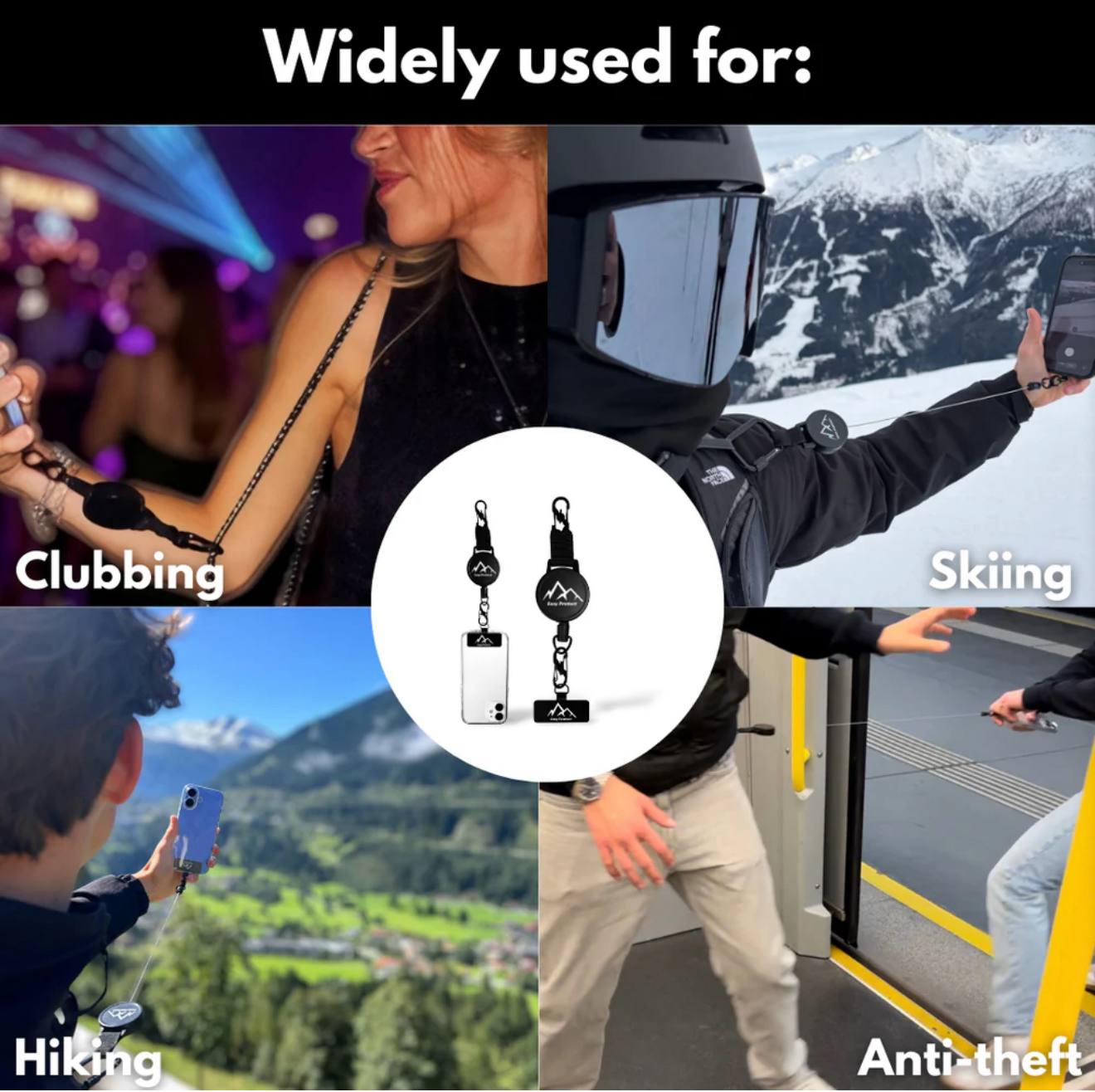 Easy Protect Phone Tether - Anti-Drop System for Skiing