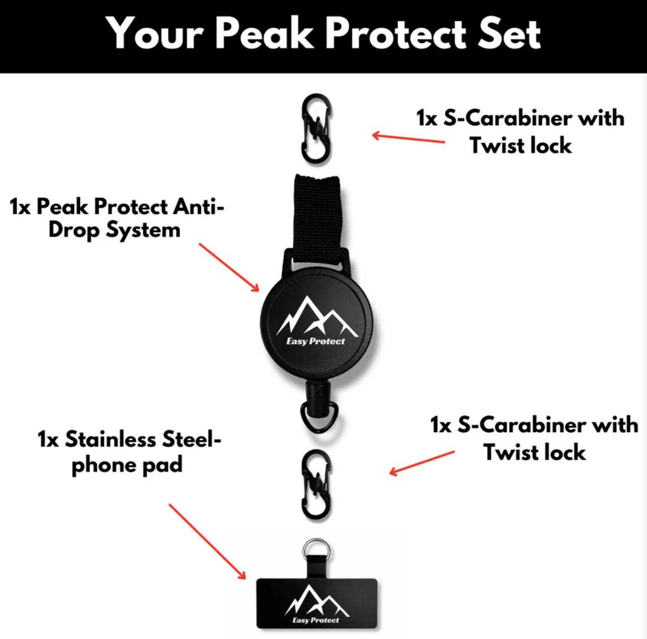 Easy Protect Phone Tether - Anti-Drop System for Skiing