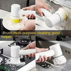 Cordless Electric Spin Scrubber-White/Grey